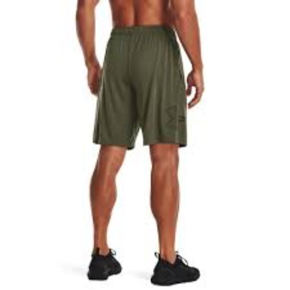 UNDER ARMOUR MEN'S TECH GRAPHIC MARINE OD GREEN ATHLETIC SHORTS SIZE XL NEW